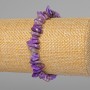 Charoit-Armband aus Naturstein-Splittern, Durchmesser ca. 8×2 mm, Länge ca. 18 cm (Elastikarmband)