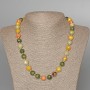 Collier-Assortiment aus Natursteinen