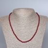 Halskette Turmalin (künstlich) facettiertes Rondell, Durchmesser 4×3 mm, Länge 47 cm