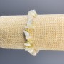 Morganit-Krümelarmband, Durchmesser 9×43 mm, Länge 18 cm Stretch