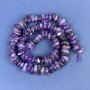Amethyst-Chips-Perlen, 10×4 mm, auf Schnur, Länge ca. 40 cm