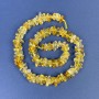 Citrin-Chips-Perlen 12×4 mm, auf Schnur, Länge ca. 40 cm+