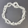 Bergkristall-Chips 4–9×2–4 mm, auf Schnur, Länge ca. 80 cm+