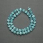 Katzenaugen-Perlen blau 8 mm glatt