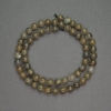 Perlen aus natürlichem Labradorit – glatte Kugeln, Durchmesser ca. 6 mm, Länge ca. 39 cm