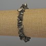 Pyrit-Chips-Armband, Durchmesser 7–10×3–7 mm, Länge ca. 18 cm, elastisch