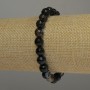 Armband aus facettiertem Achat, Kugel ca. 8 mm Ø, Länge ca. 18 cm, Stretch