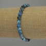Armband aus facettiertem Achat, Kugeln Ø ca. 6 mm, Länge ca. 18 cm Stretcharmband