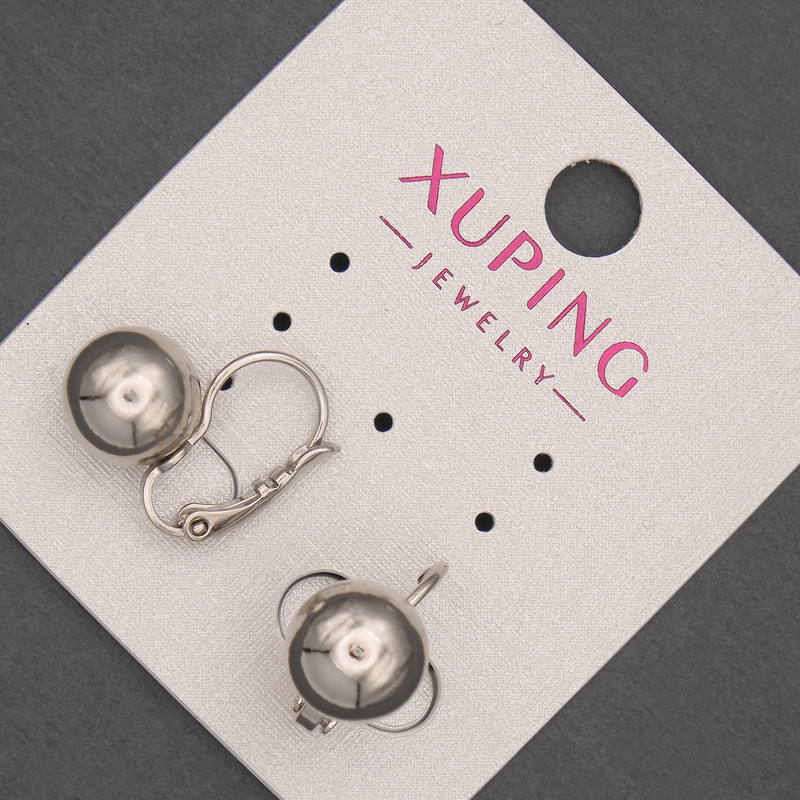 Xuping Ohrringe 10×15 mm Rhodiumbeschichtung