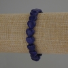 Lapislazuli-Armband in Herzform, Durchmesser 10 × 10 mm, Länge 18 cm, Stretch