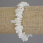 Armband aus Perlmuttstückchen, Durchmesser 8–12×3–5 mm ±, Länge 18 cm (elastisch)