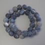Frostiger Achat-Perlen 12 mm glatt auf der Schnur