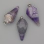 Anhänger „Pendel“ Amethyst 38×28×14 mm+