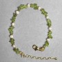 Armband aus Süßwasserperlen, Chrysolith und Hämatit