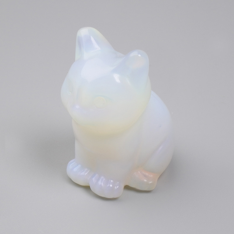Souvenir-Statuette Katze Mondstein 40×30×23 mm+