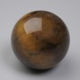 Souvenirkugel aus Naturstein Tigerauge, Durchmesser ca. 40 mm+