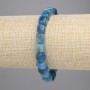 Apatit-Armband Würfel 7×7 mm, Länge ca. 18 cm, elastisch