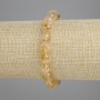 Armband Citrin – glatte Kugeln, Durchmesser 8,5 mm, Länge ca. 18 cm, elastisch