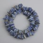 Kyanit-Chips-Perlen, Durchmesser 8–20 × 2,5–4 mm, Länge ca. 39 cm +
