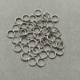 Federring Ø6 mm, silberfarbenes Metall, Verpackung 0,5 kg