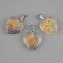 Herz-Anhänger (transparentes Harz) 21×21×30 mm+