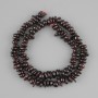 Granatkrümel-Perlen 7–11 × 3–5 mm, Länge ca. 40 cm