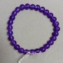 Armband aus Amethyst, Länge ca. 18 cm, elastisch