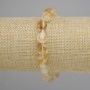 Armband aus Citrin, facettiert, Durchmesser 9–12×8–9 mm, Länge ca. 18 cm, elastisch