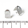 Crimpperlen für Schnüre, Set 30 Stück, 7×14 mm