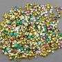Bunte Strasssteine Nr. 16, Durchmesser 3,9 mm, Packung 10 g (±)