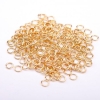 Verbindungsringe, Ø 4 mm, goldfarbenes Metall, 25 g