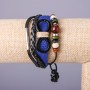 Kinderarmband „Unendlichkeit“ blau mit Stopper