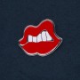Brosche „Lippen“ 46×37 mm