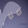Ohrringe Xuping, Rhodiumbeschichtung, 4,5×12 mm