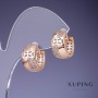 Ohrstecker Xuping 15 × 8 mm, Vergoldung 18K