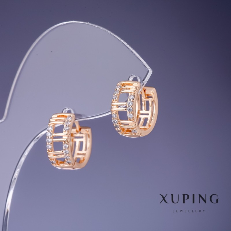 Ohrringe Xuping 6 × 14 mm '18K-Vergoldung'