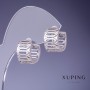 Xuping Ohrringe Rhodium 14x9 mm