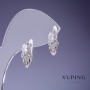 Ohrringe Xuping Tulpe 15×8 mm Rhodiumbeschichtung