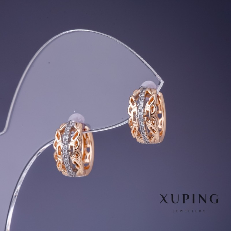 Ohrringe Xuping 13x7 mm „18K-Vergoldung“