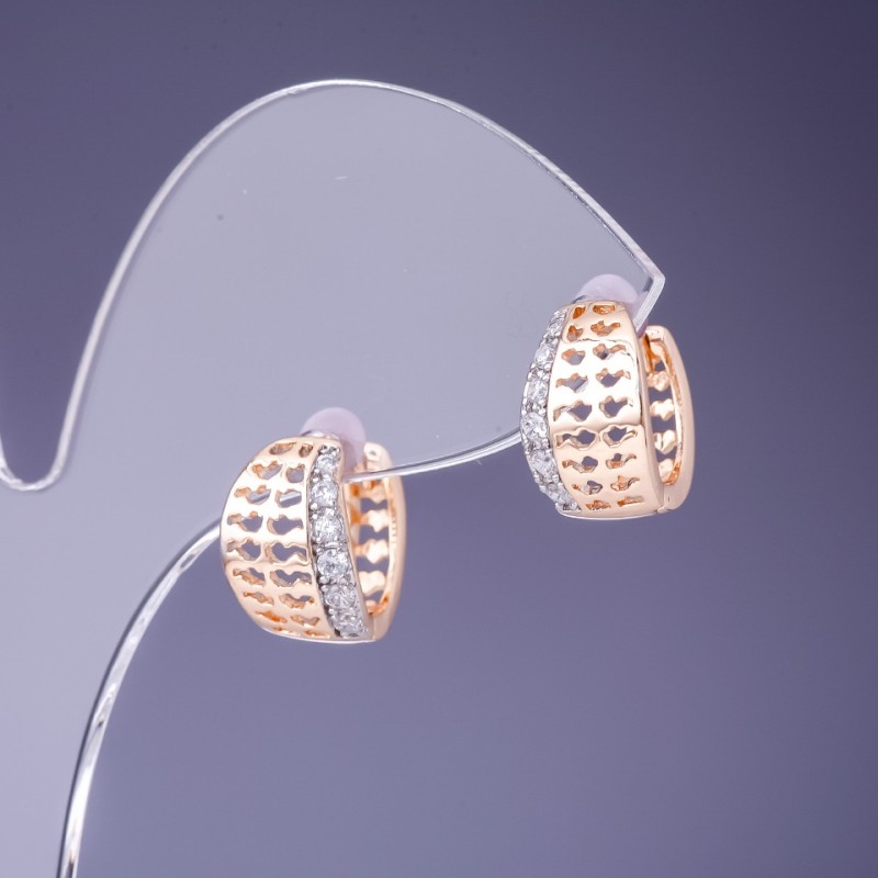 Ohrringe Xuping 8×13 mm „18K-Vergoldung“