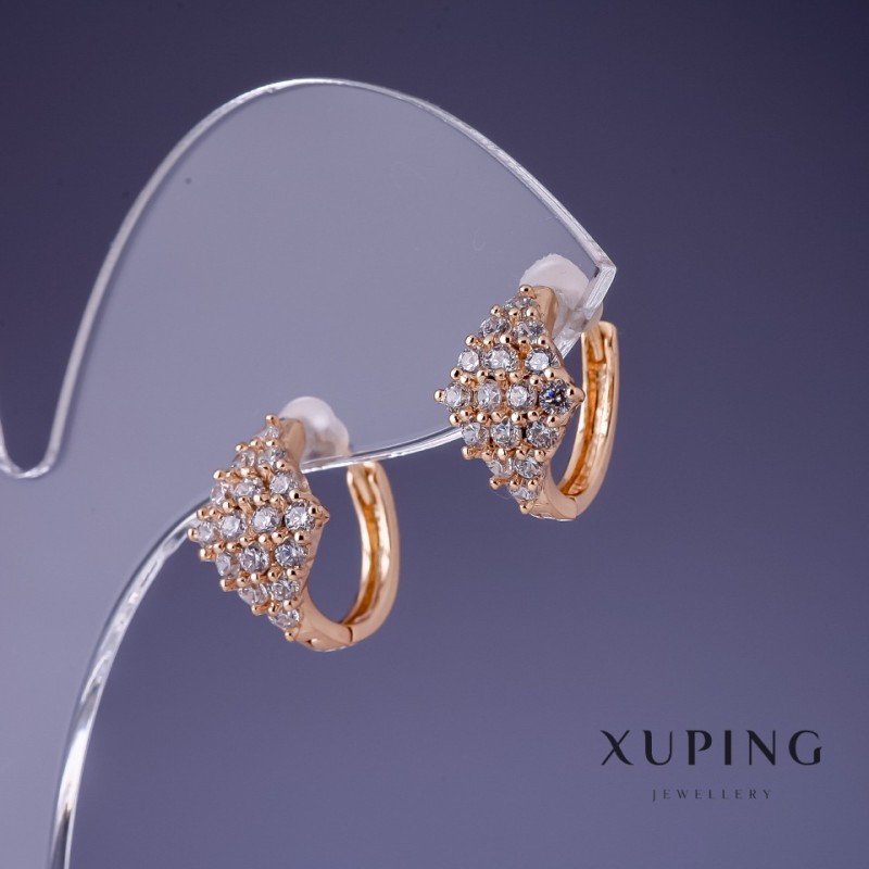 Ohrringe Xuping 13×10 mm 18K-Vergoldung