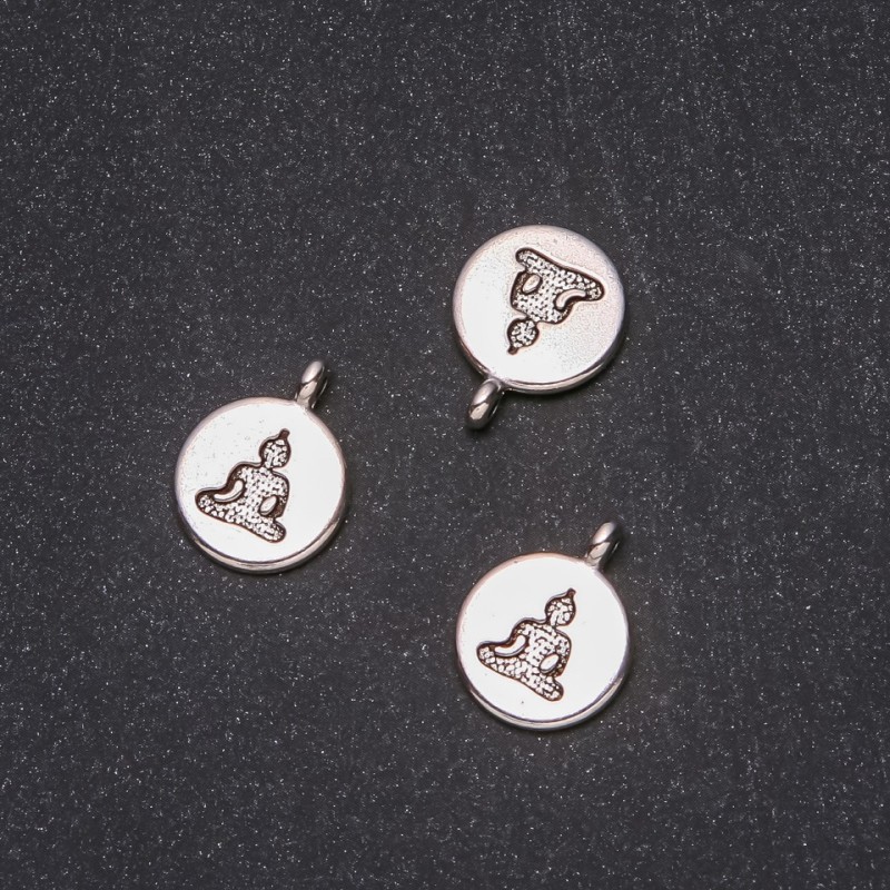 Buddha-Anhänger 15×19 mm, Verpackung 20 g ±11 Stück