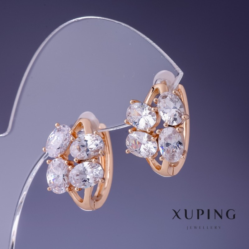 Xuping Ohrringe 18×13 mm, 18K-Vergoldung