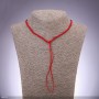 Rote Halskordel, Durchmesser 2,5 mm, Länge 50 cm