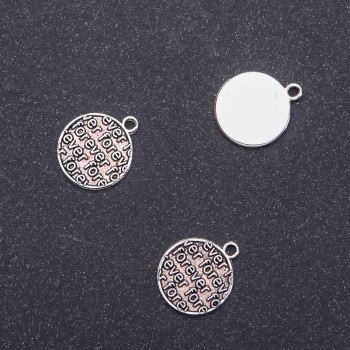Anhängerzubehör 'Für immer' (Forever), Durchmesser 14 mm, Länge 18 mm, Durchmesser 1,8 mm, Verpackung 20 g, 18 Stück (+ -)