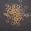 Verbindungsring, dünn, Ø 4 mm, Metallfarbe 'helles Gold', Verpackung 2 g