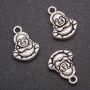 Anhänger Buddha, Durchmesser 14×19 mm, Gewicht ca. 20 g, ± 9 Stück