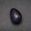 Souvenir-Ei aus Naturstein Aventurin 'Blauer Sand' Nacht von Kairo, Durchmesser ca. 35×25 mm