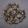 Rauchtopas-Perlen auf Schnur, Durchmesser ca. 6 mm, Länge 80 cm