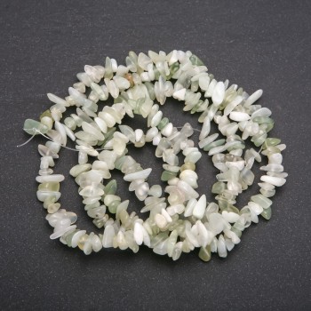 Onyx-Krümel auf der Schnur, Durchmesser ca. 7 mm, Länge 80 cm